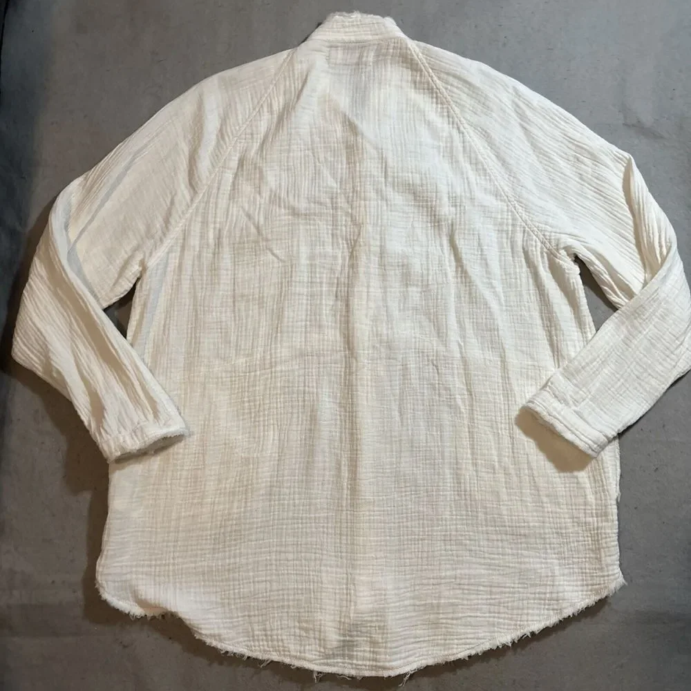 We The Free White Button Down Shirt - Picture 7 of 7